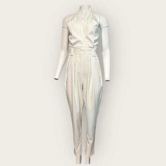 NWT | Lita by Ciara | Halter Jumpsuit | White | Medium - Picture 1 of 15